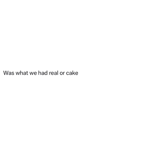 Cover of was what we had even real or was it cake?